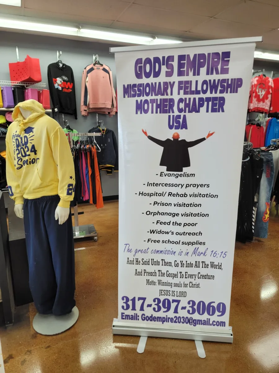 Custom printed banner and sign work by iCustom4You in Indianapolis