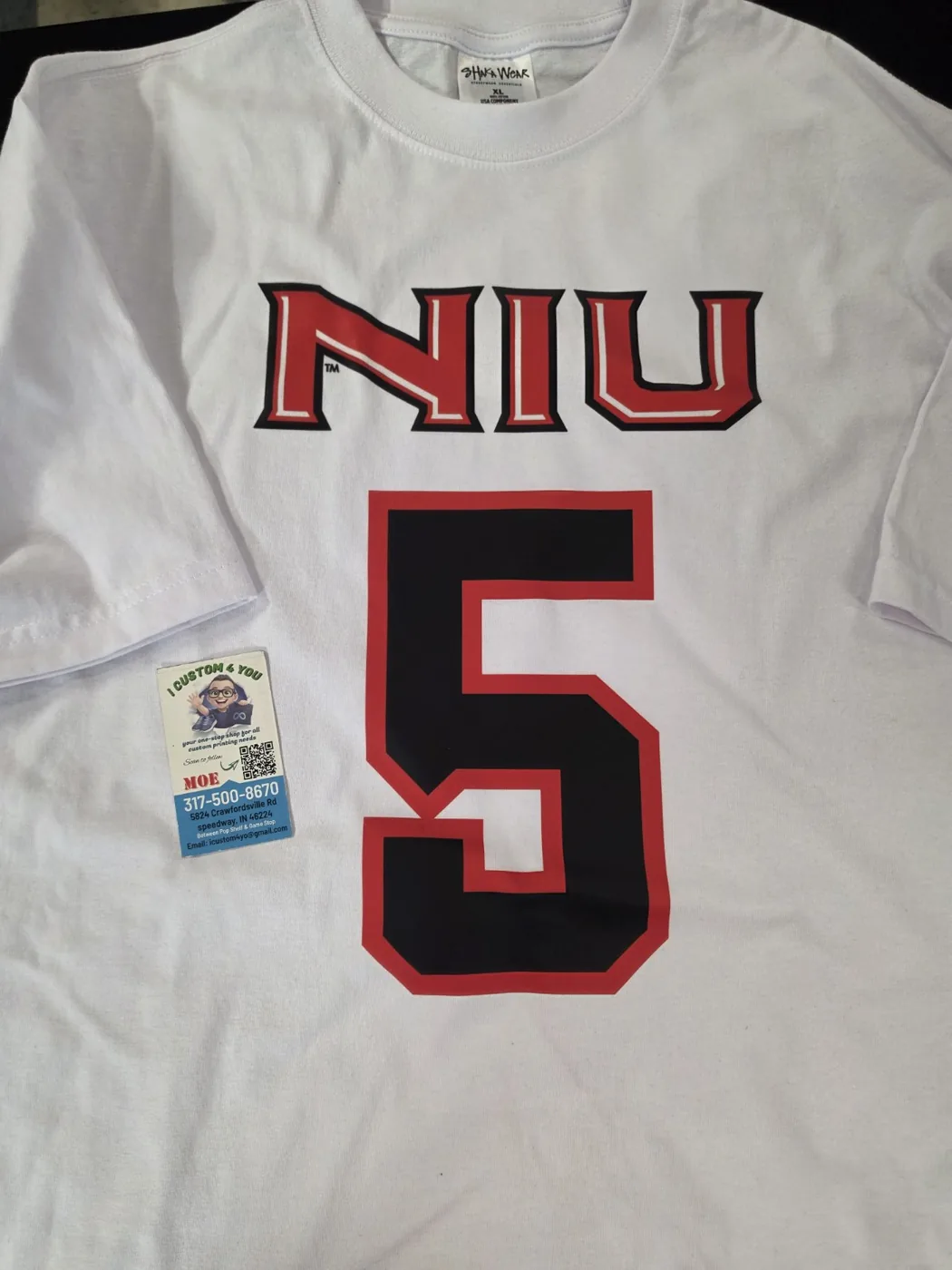 Custom school and team shirt printing in Indianapolis